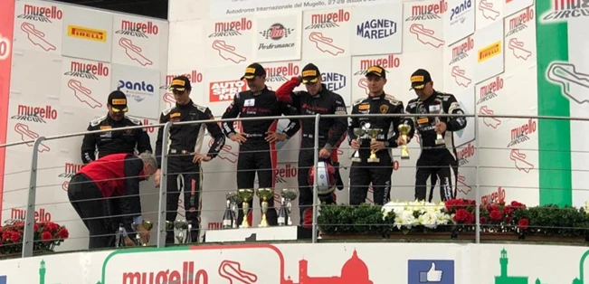 מקום שלישי לבר ברוך באליפות איטליה למכוניות GT