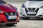 More Micra Live - Red Micra Xtronic and White Micra N-Sport - Front close-up.jpg