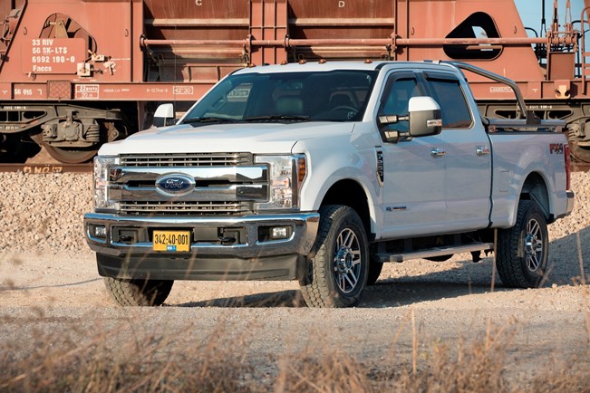 פורד F-250 - מבחן דרכים (450 כ