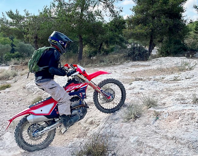 הונדה CRF250RX - רכיבת בזק