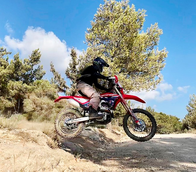 הונדה CRF250RX - רכיבת בזק